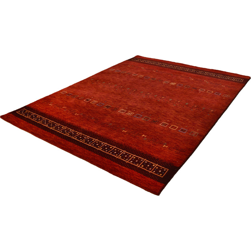 Shahid Geometric Wool Hand Woven Area Rug, Rectangular 190 x 290cm