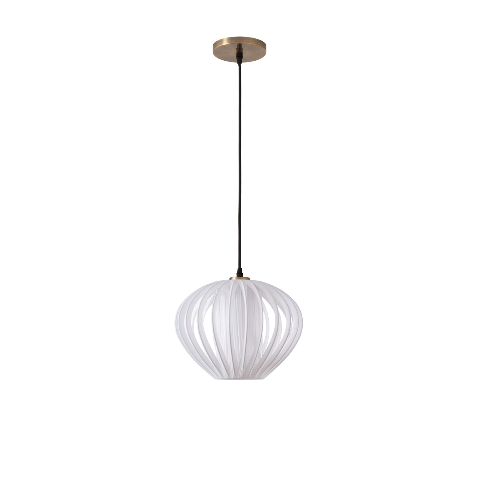 Mouton 1 - Light Pendant, Weathered Brass & Black