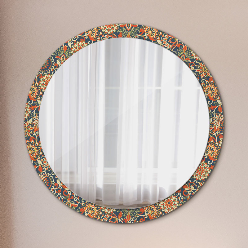 Huldar Glass Flat Wall Mirror, 100cm H x 100cm W