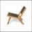 Durable Acacia Wood Outdoor Armless Lounge Chair Set For Comfortable And Stylish Patio Seating-680956932