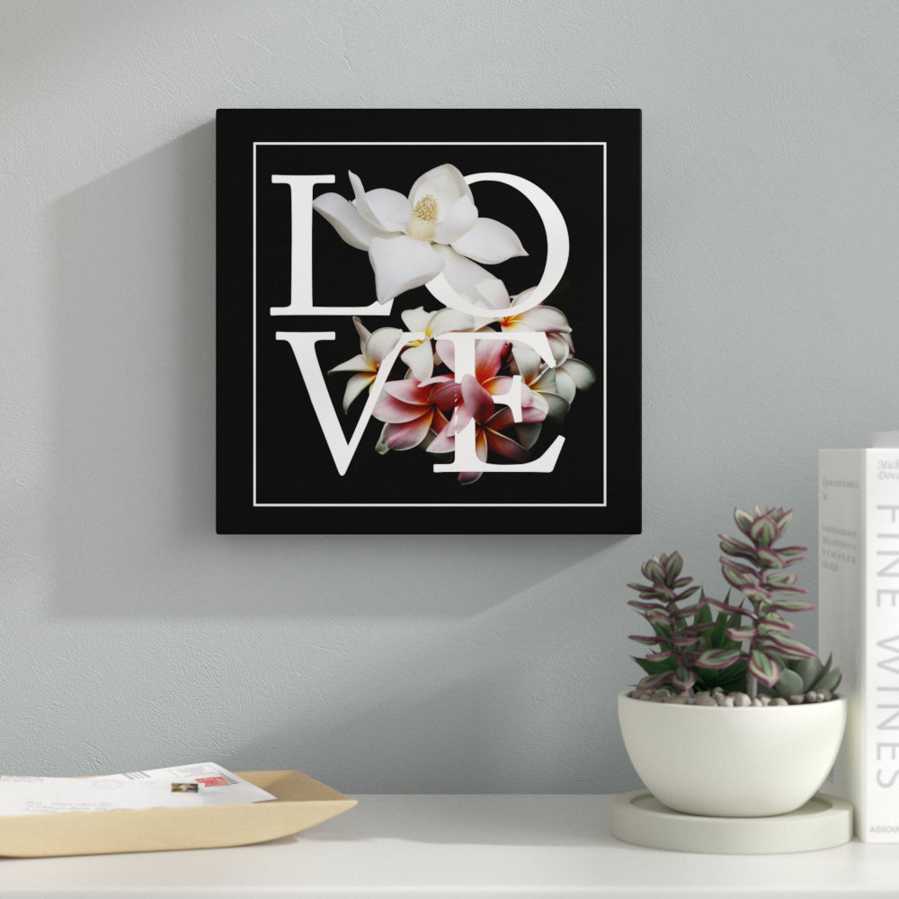 'Floral I' Graphic Art on Canvas Mercer41 