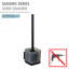 Latitude Run Arshleen toilet set black, mounting without drilling