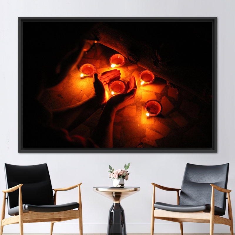 Affiche d'art sur toile Black Magic, H 41 po x l 94 po, Noir, Reproduction encadrée sans passe-partout