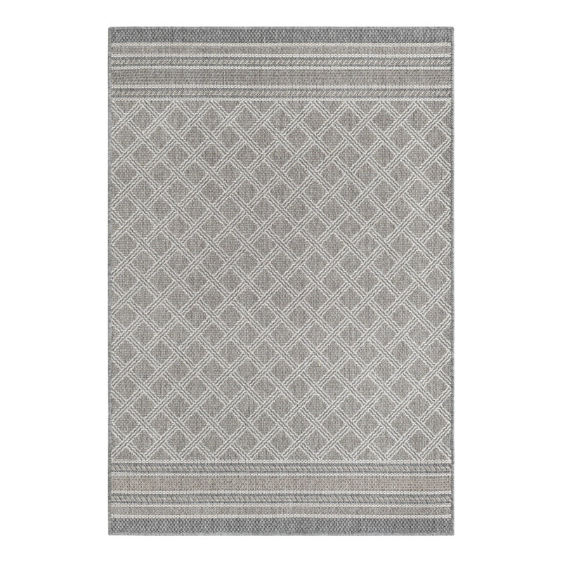Indoor/Outdoor Trellis Area Rug, Rectangle 4'1" x 6'1"