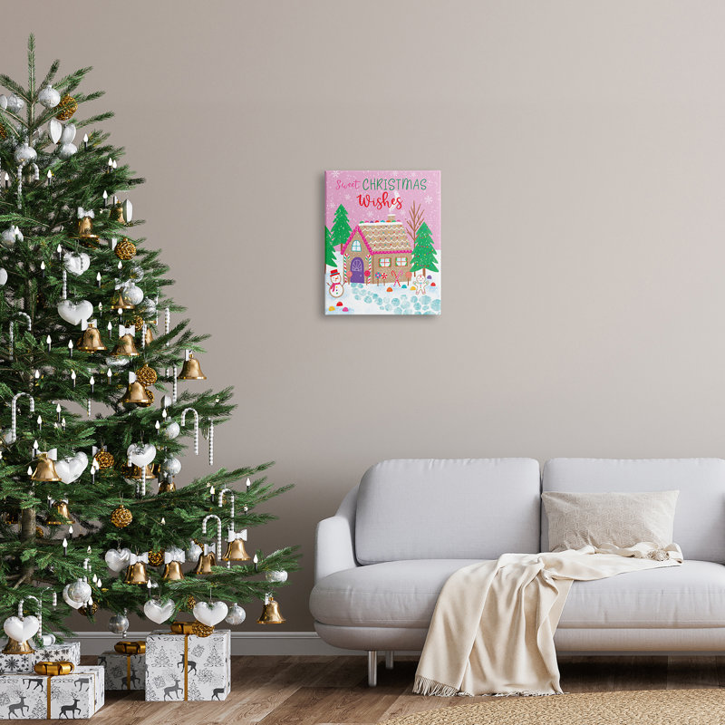 Sweet Christmas Wishes, Toile tendue, H 20 po x l 16 po x P 1,5 po