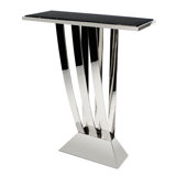 Beau Deco 28'' W Marble Console Table