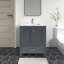Ensemble de meuble-lavabo autoportant 30 po Anvay en blanc mat avec plateau en marbre de Carrare-1342386984-1525365370