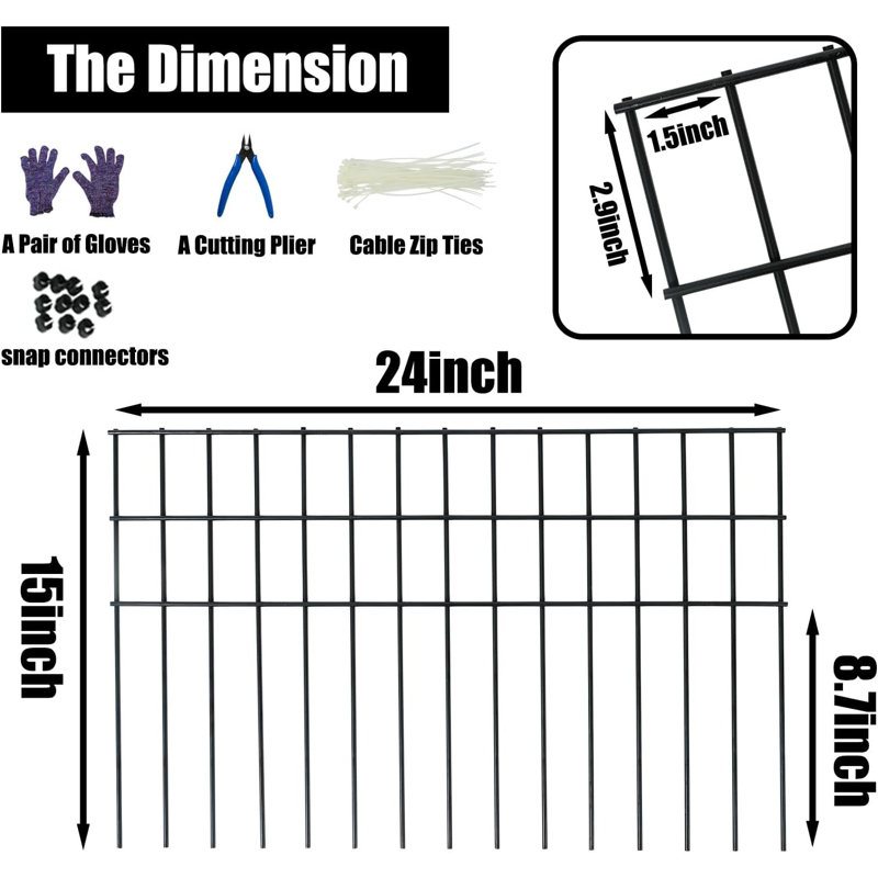 Enclos pour animaux en métal