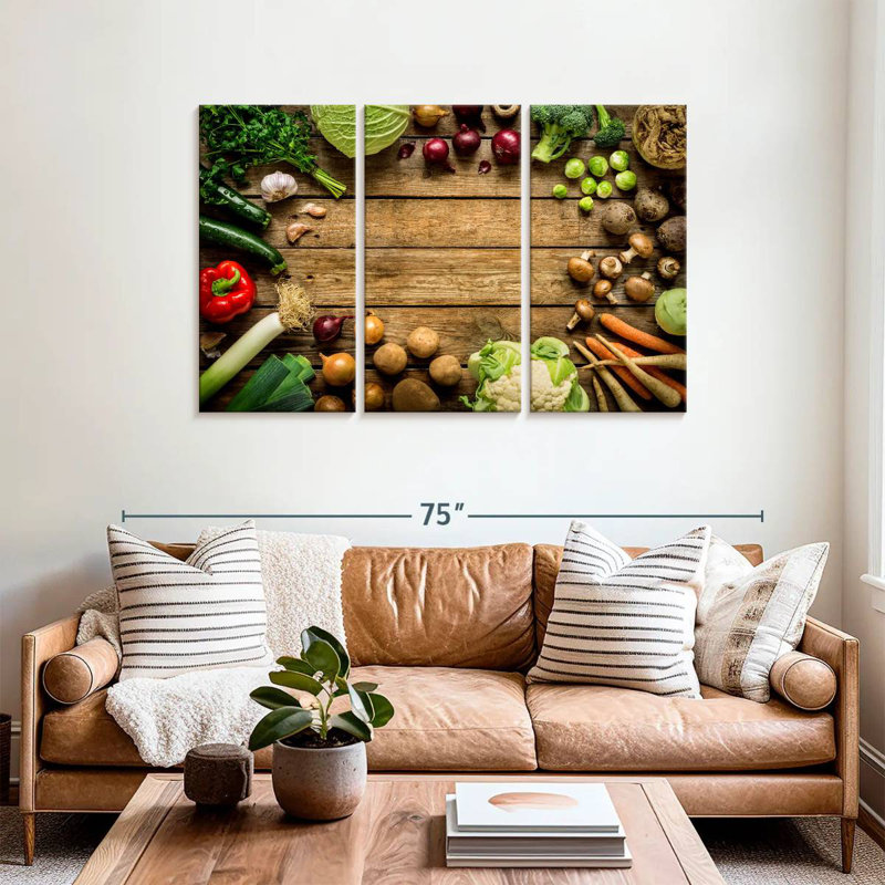 Yarlin Vegetable Feast, 36" H x 57" W