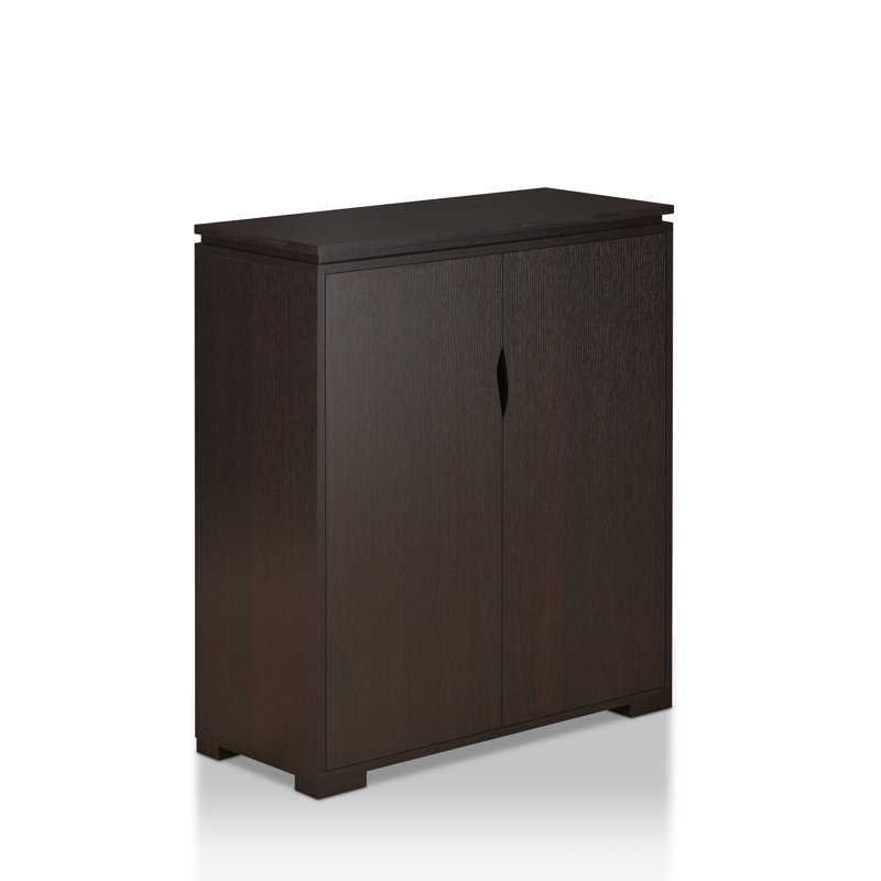 12 Pair Shoe Storage Cabinet, Cappuccino