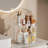 2 Tier Lazy Susan Turntable Organizer 9.25'' Rotating Spice Rack Organization, Clear