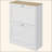 Slim Entryway Shoe Cabinet, Modern Hidden Shoe Storage with 2 Flip Drawers & Adjustable Shelves, Holds 12 Pairs of Shoes