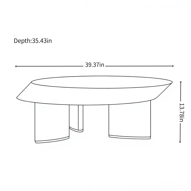 Table basse verte élégante, luxueuse et élégante