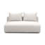 Chiemi Cheryll Textured Fabric Modular Loveseat-619600025