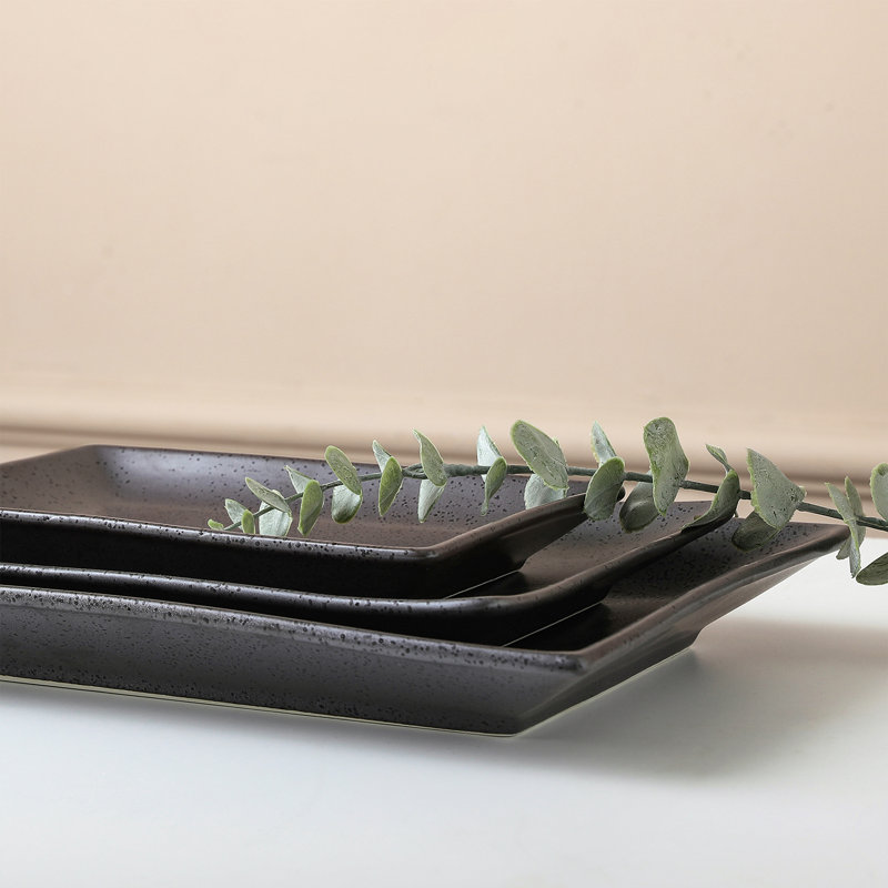 Stone Lain Valencia 3-Piece Serving Plate Set Porcelain