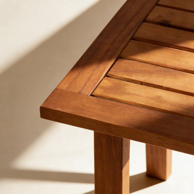 Table d'appoint en bois, Teck