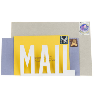 Dezree Metal Desktop Mail Holder Paper Organiser