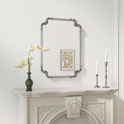 Genan Accent Scalloped Rectangle Wall Mirror