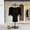 Support à vêtements rotatif à 360 degrés, présentoir à vêtements robuste pour plancher, magasin de détail, boutique, chambre à coucher ou salle de lavage
