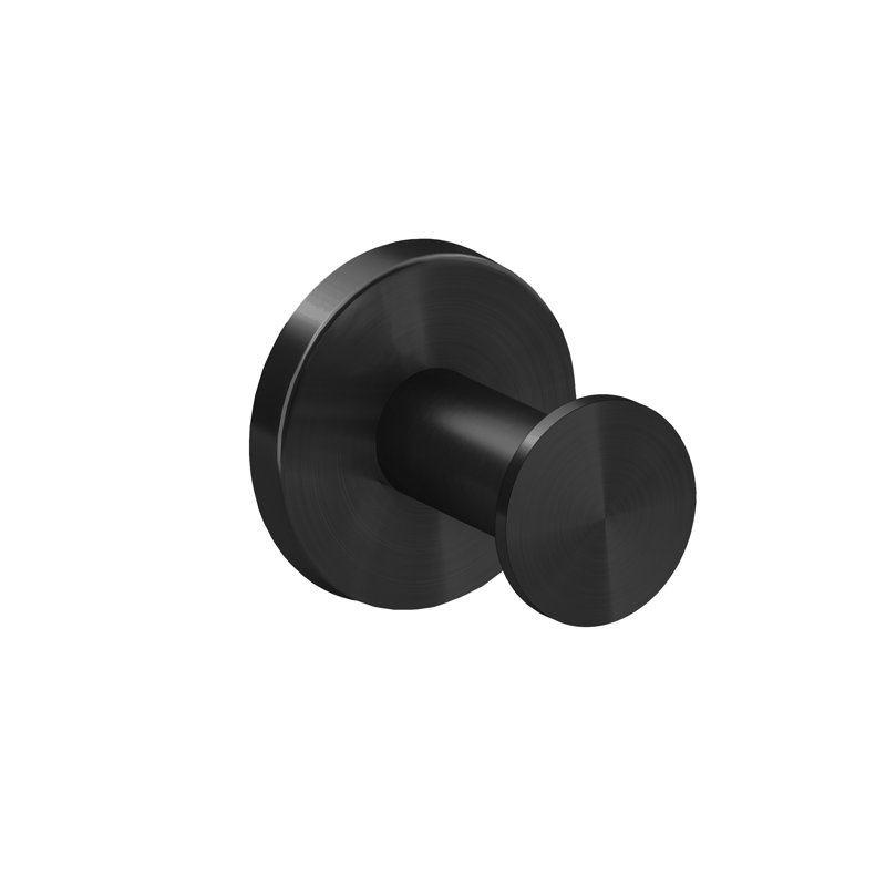 Wall Mounted Robe Hook, Black