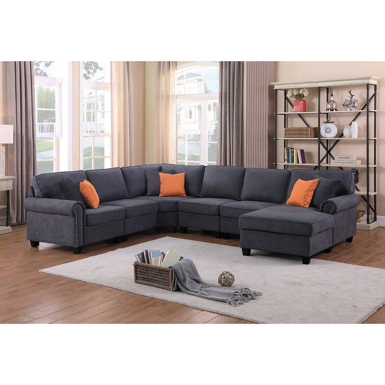 Adur 6 - Piece Upholstered Sectional