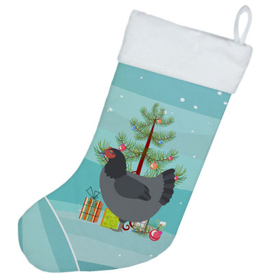 Chaussette de noël noël géante en jersey