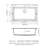 Quartz Kitchen Sink - 33X22"  Granite Composite Drop In Kitchen Sink