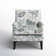 Aguilar Contemporary Upholstered Armchair with Nail Head Trim