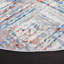 Tapis géométrique ivoire / rouille / bleu-1183487261