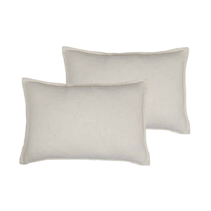 Coussin en lin, Blanc cassé