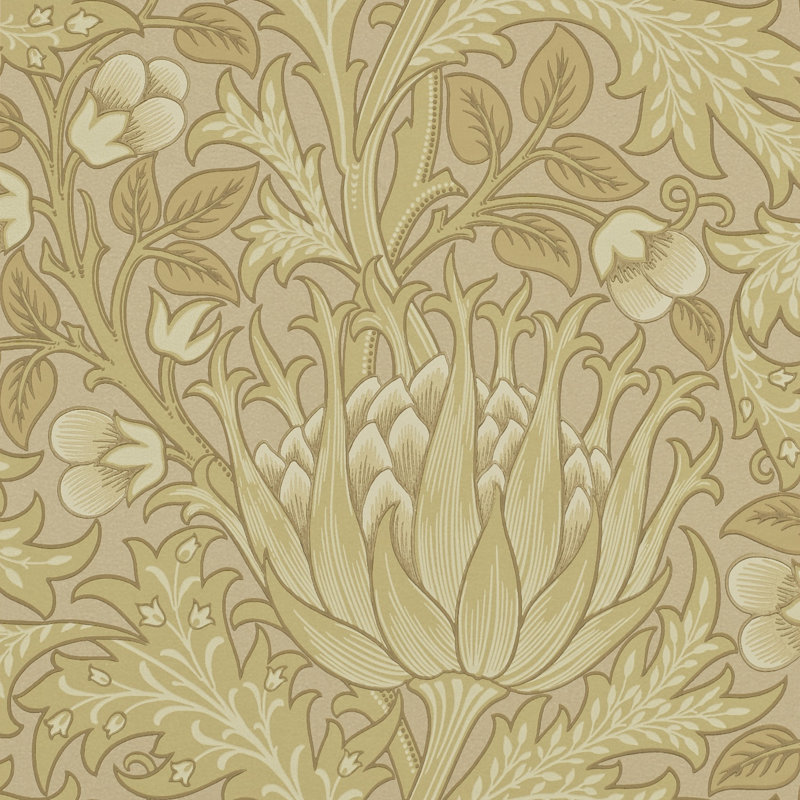Artichoke 10.05m x 52cm Matte Wallpaper Roll, Yellow