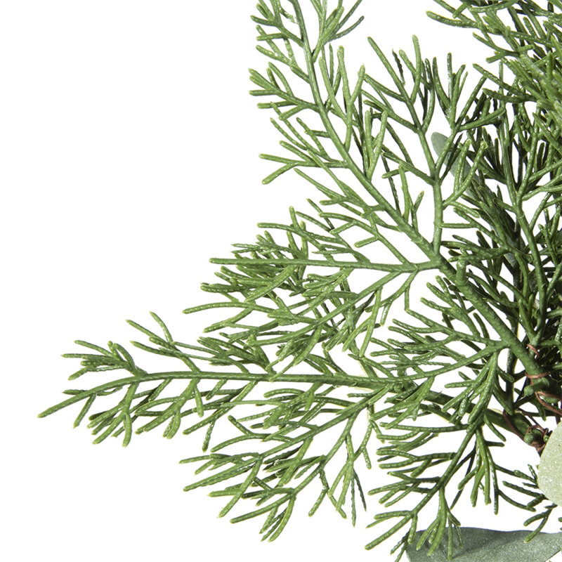 D24" Foliage/Cedar Wreath, Green