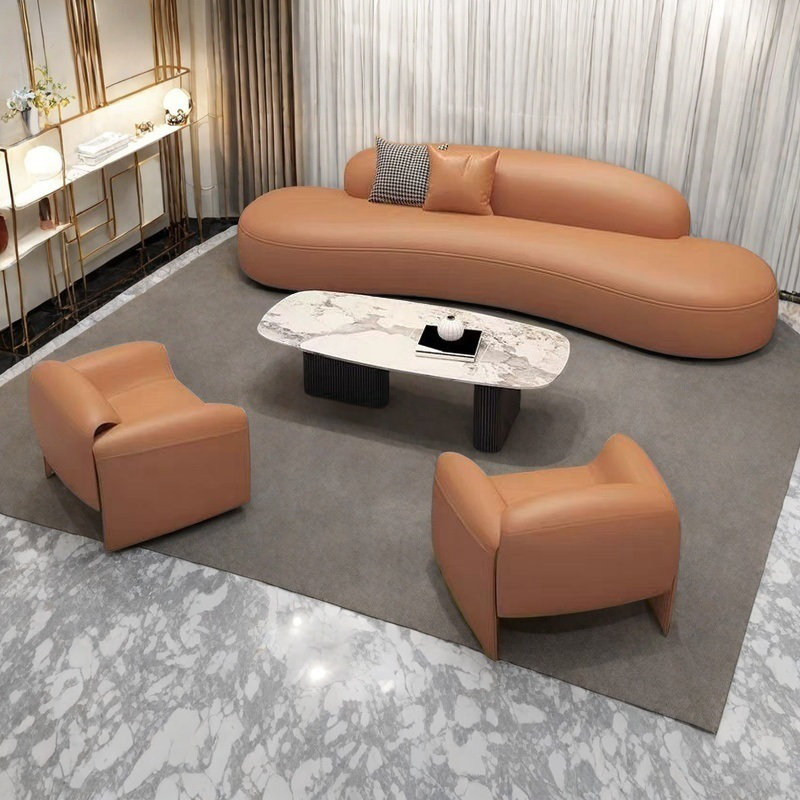 Art modern simple office sofa set