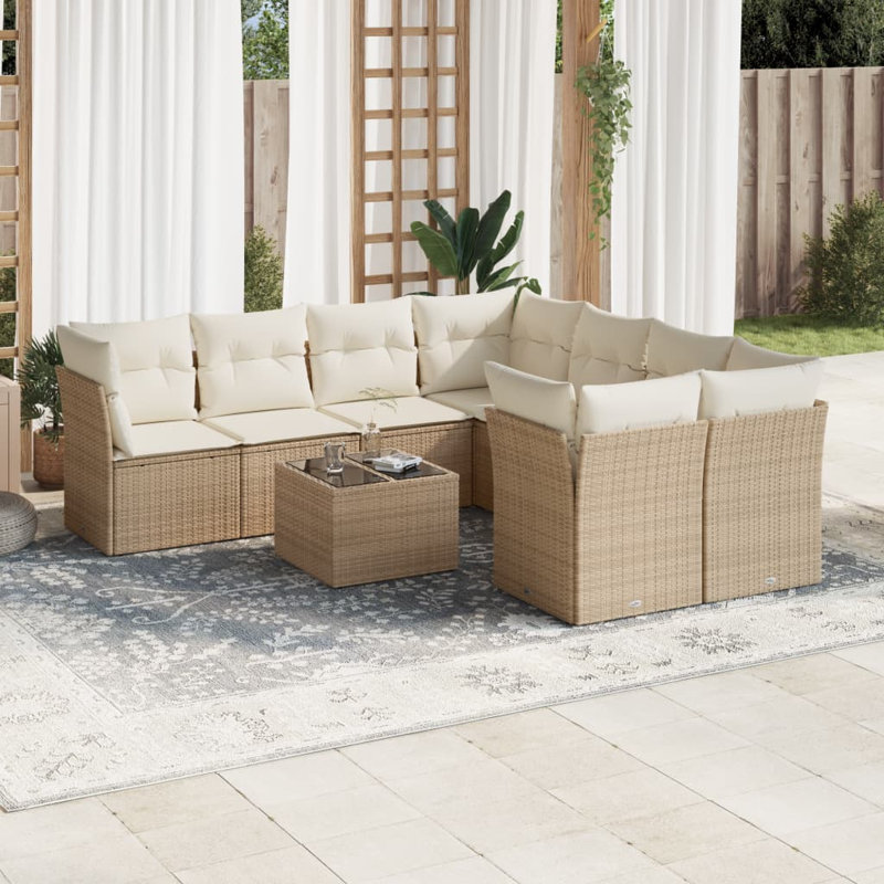 Ensemble de canapé de jardin Vidaxl