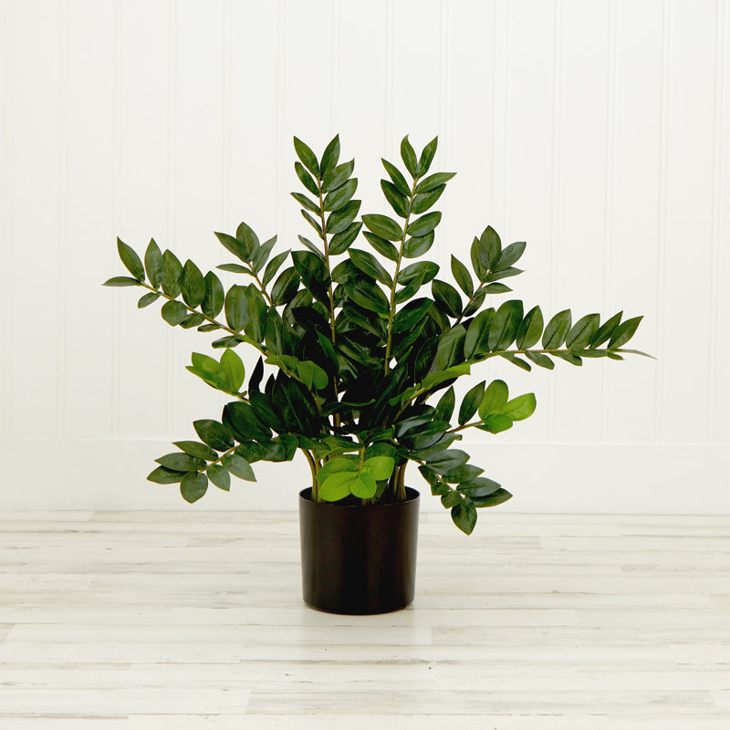 28 po plante à feuillage artificiel en céramique 28 po