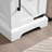 Farmhouse End Table Nightstand Rectangular Farmhouse End Table With Barn Door And Adjustable Storage Shelf, Rustic Sofa Side Table For Living Room, Bedroom-119404492