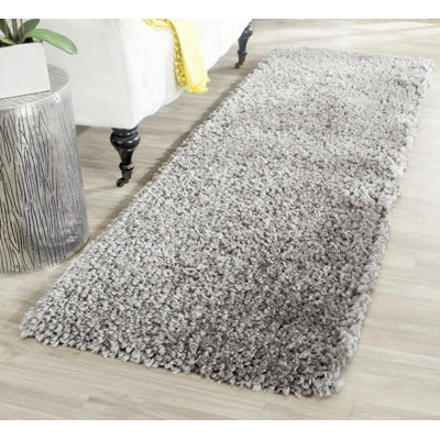 Anacortes Handmade Tufted Gray Area Rug