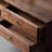 Pure black walnut TV cabinet
