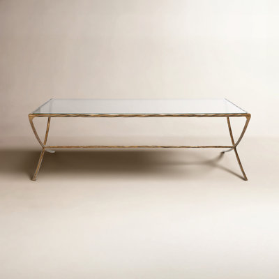 Evelynn Glass Top Coffee Table