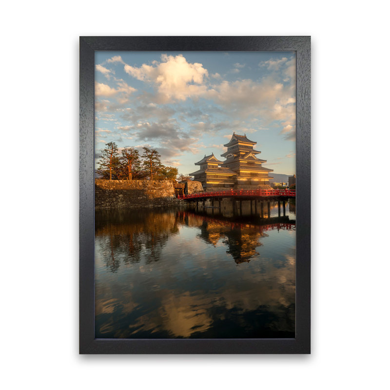 Encircled by Karsten Wrobel - Print on Canvas, 34cm H x 25cm W x 3cm D, Black Framed