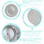 Argon Tableware - Ribbed Melamine Charger Plates - Set of 6-119207144