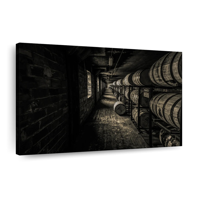 Whiskey Cellar Canvas Print, 39" H x 26" W x 1.25" D