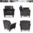 Wigfall Faux Leather Club Chair-1872293519