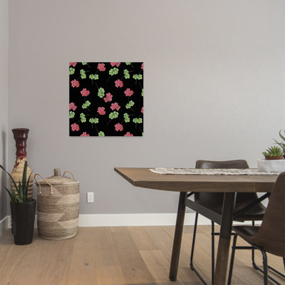 Art contemporain, art floral rétro