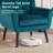 Tufted Upholstered Wide Back Armchair（Set of 2）-412486733