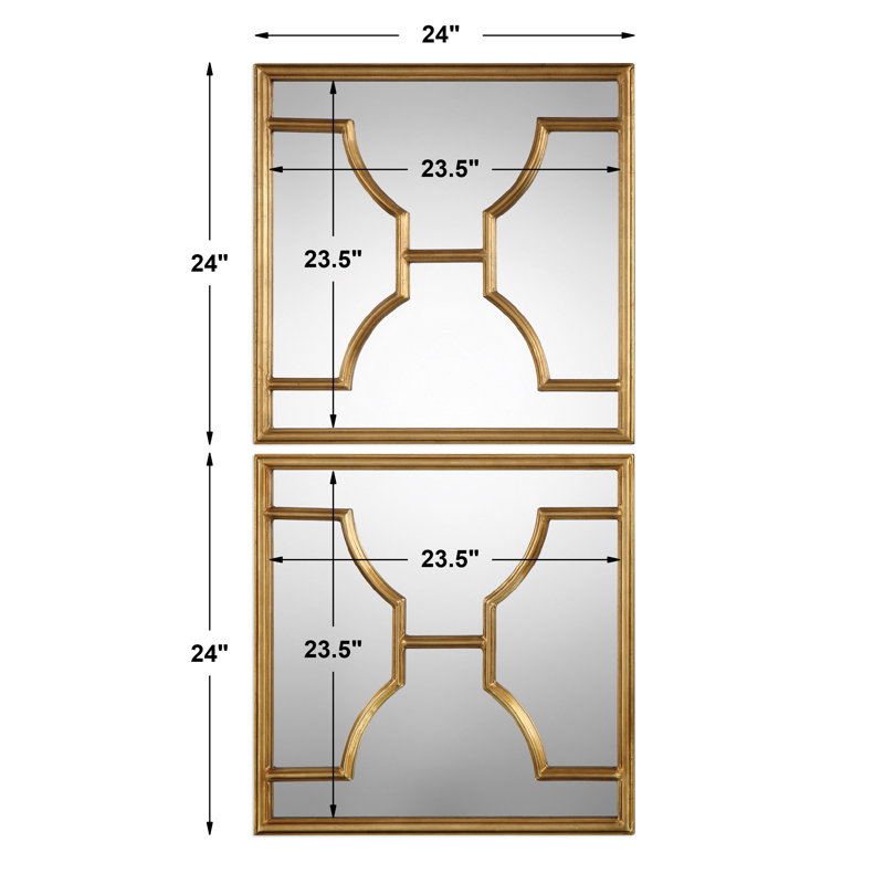 Metal Square Wall Mirror