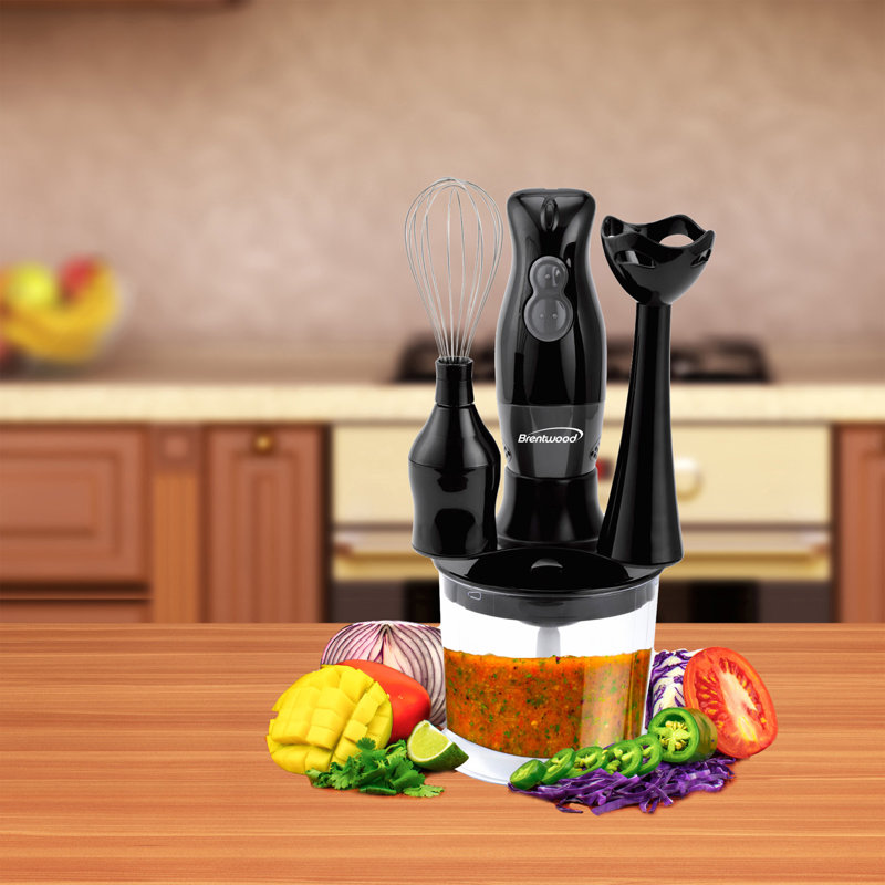 Brentwood 2 Speed Hand Immersion Blender, Black