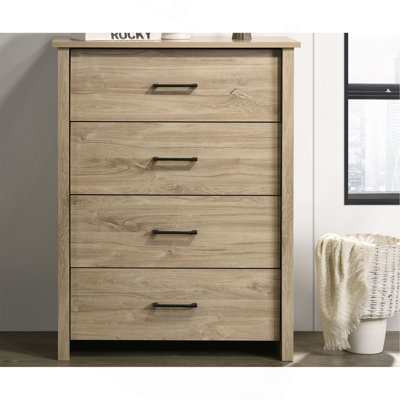 Commode 4 tiroirs avec poignées