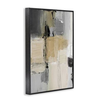 Rustic Organic Abstraction Framed Giclee Art by Lanie Loreth