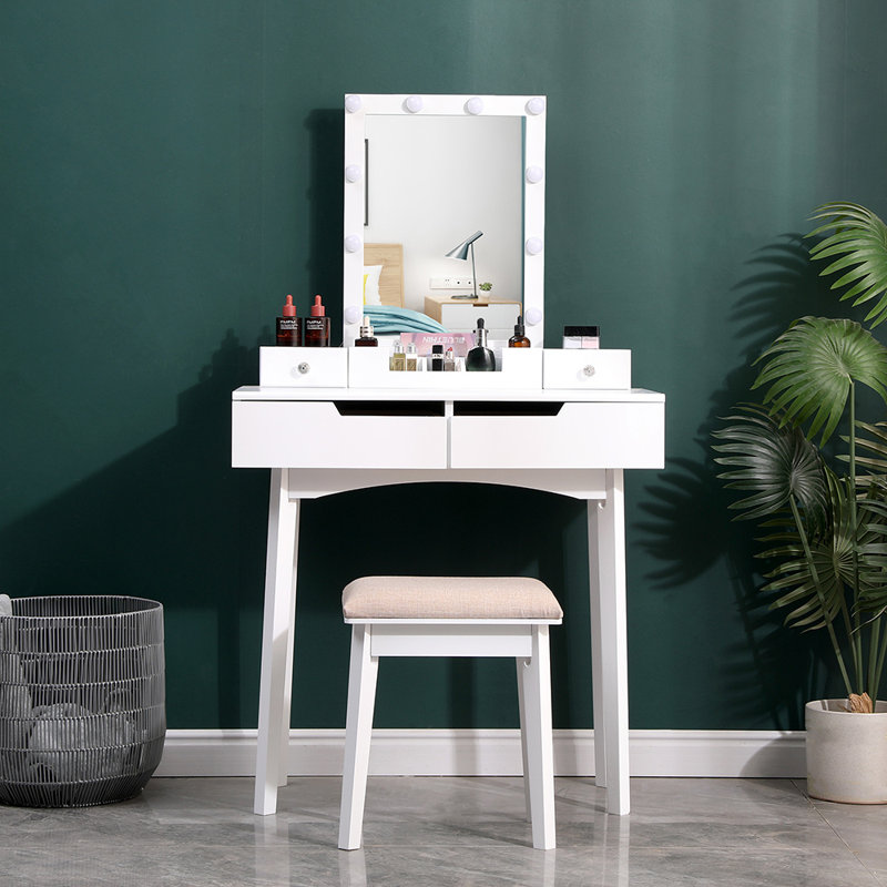 Bryley Dressing Table with Mirror